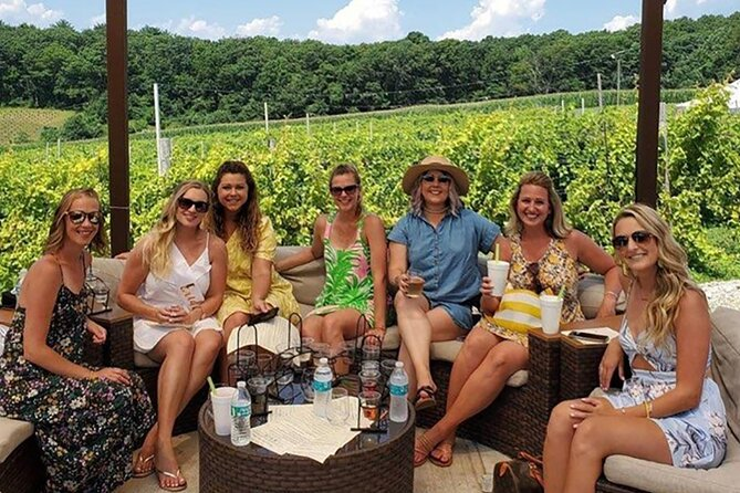 Guests enjoying a Temecula Valley wine tour